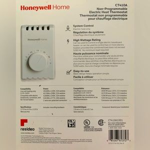 Honeywell Home Electric Heat Thermostat